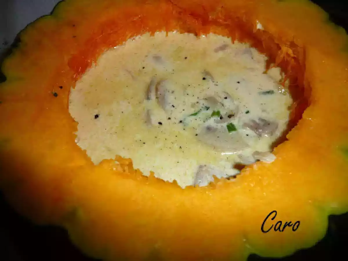 Zapallo a la crema con champiñones - foto 4