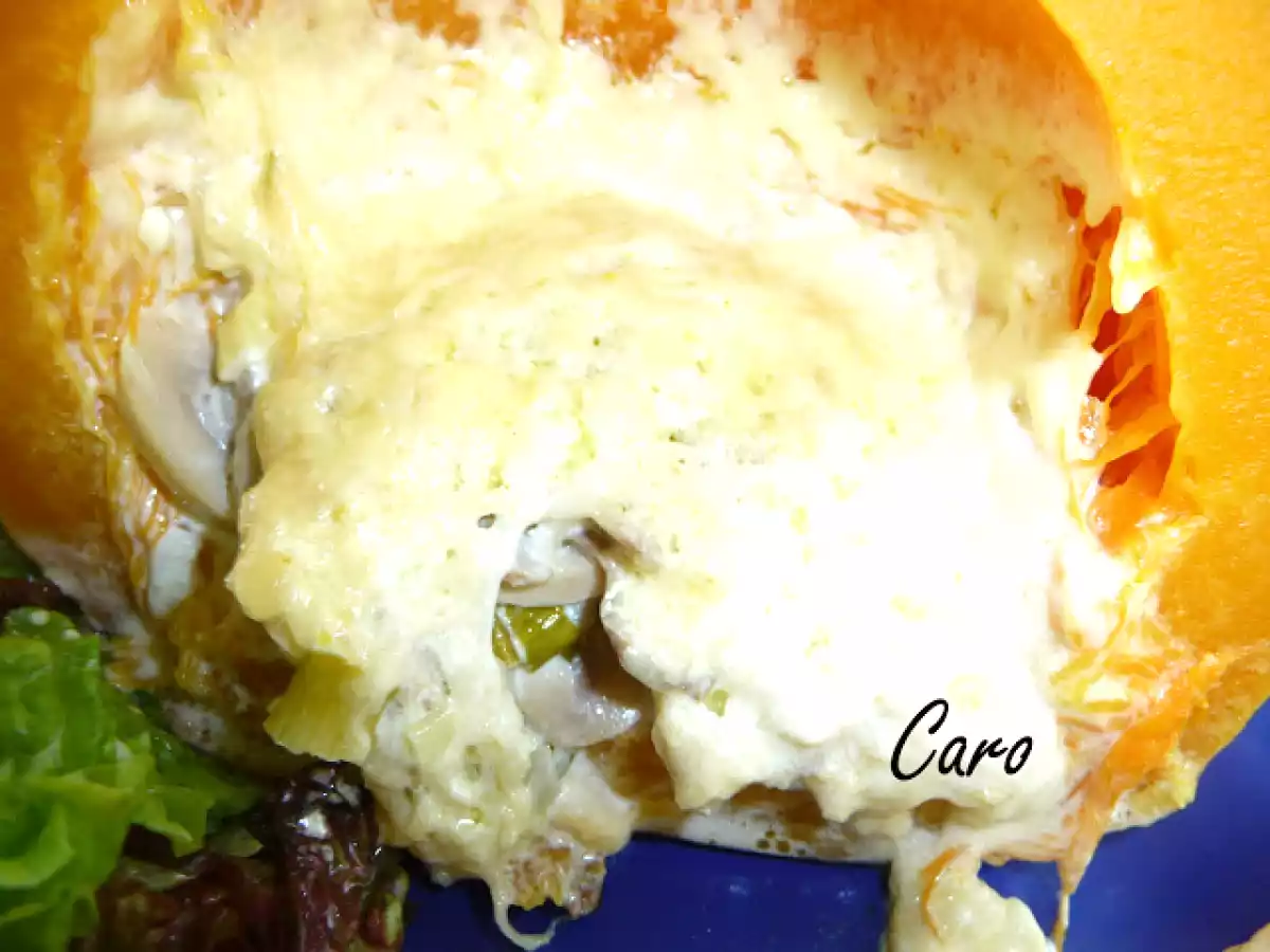 Zapallo a la crema con champiñones - foto 8